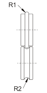 ролики для упорного зига S пара формующих упорный зиг роликов на станке RAS 12.35
